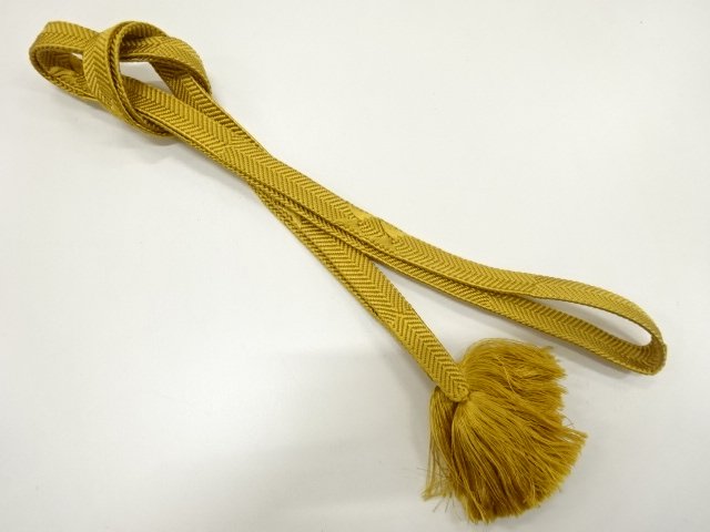 JAPANESE KIMONO / HAND-TIED OBIJIME CORD